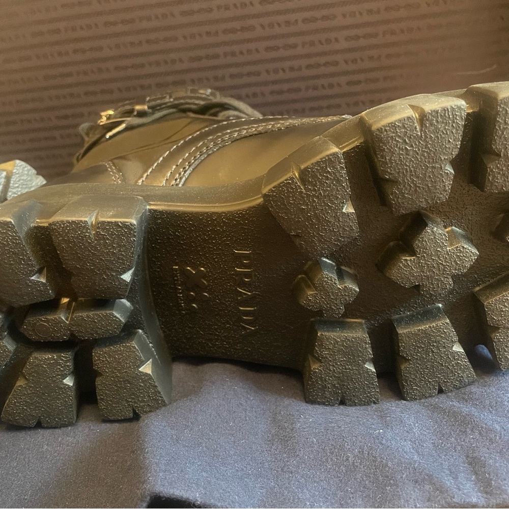 Monolith leather and Re-Nylon boots with pouch - Picture 2 of 5